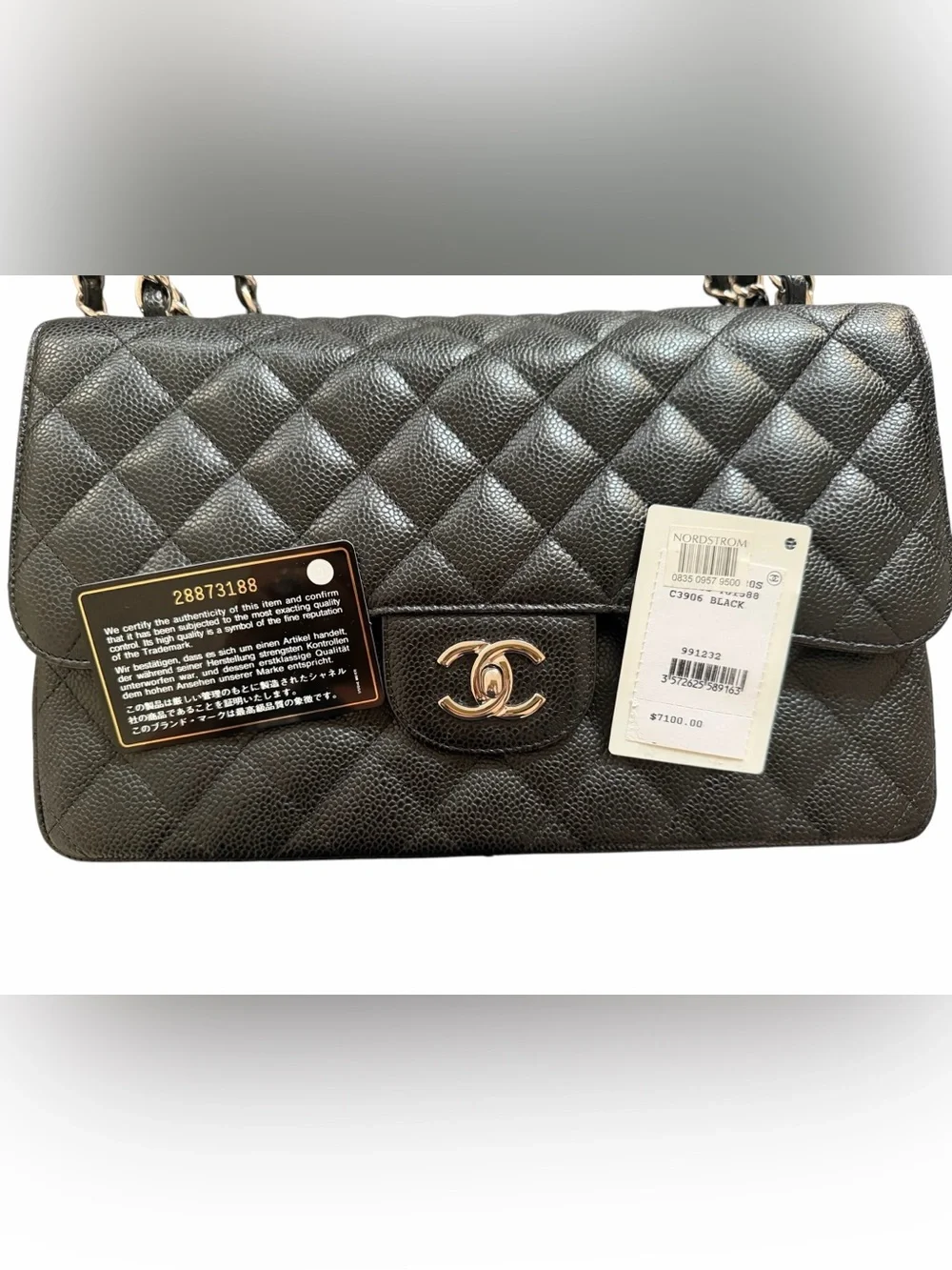 🖤 CHANEL Classic Double Flap | Black Caviar Leather | Silver Hardware 🖤